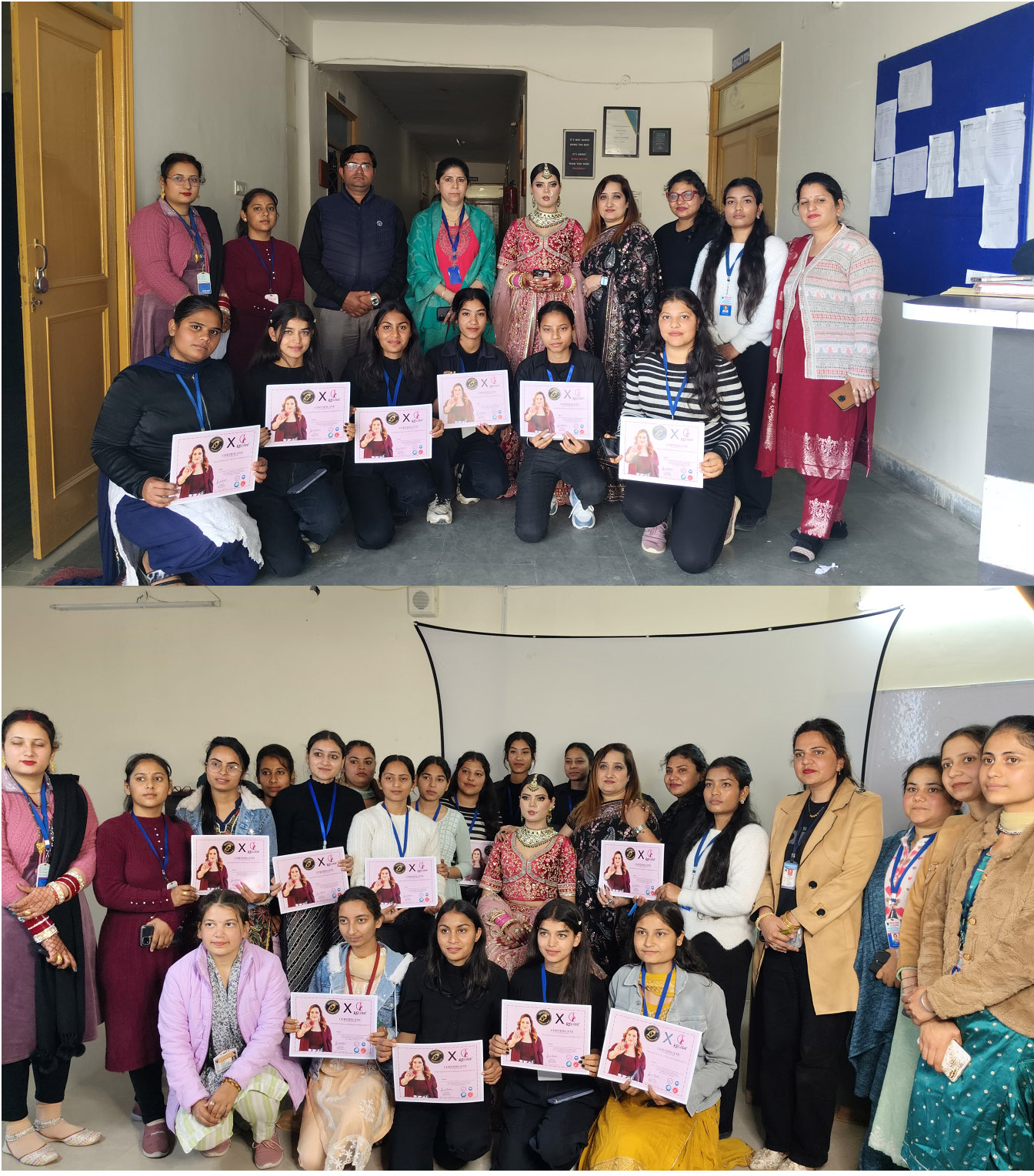 A guest lecture on bridal makeup was organized by the Beauty Therapist Department of Modern Group of Colleges Pandori Bhagat (Mukerian).